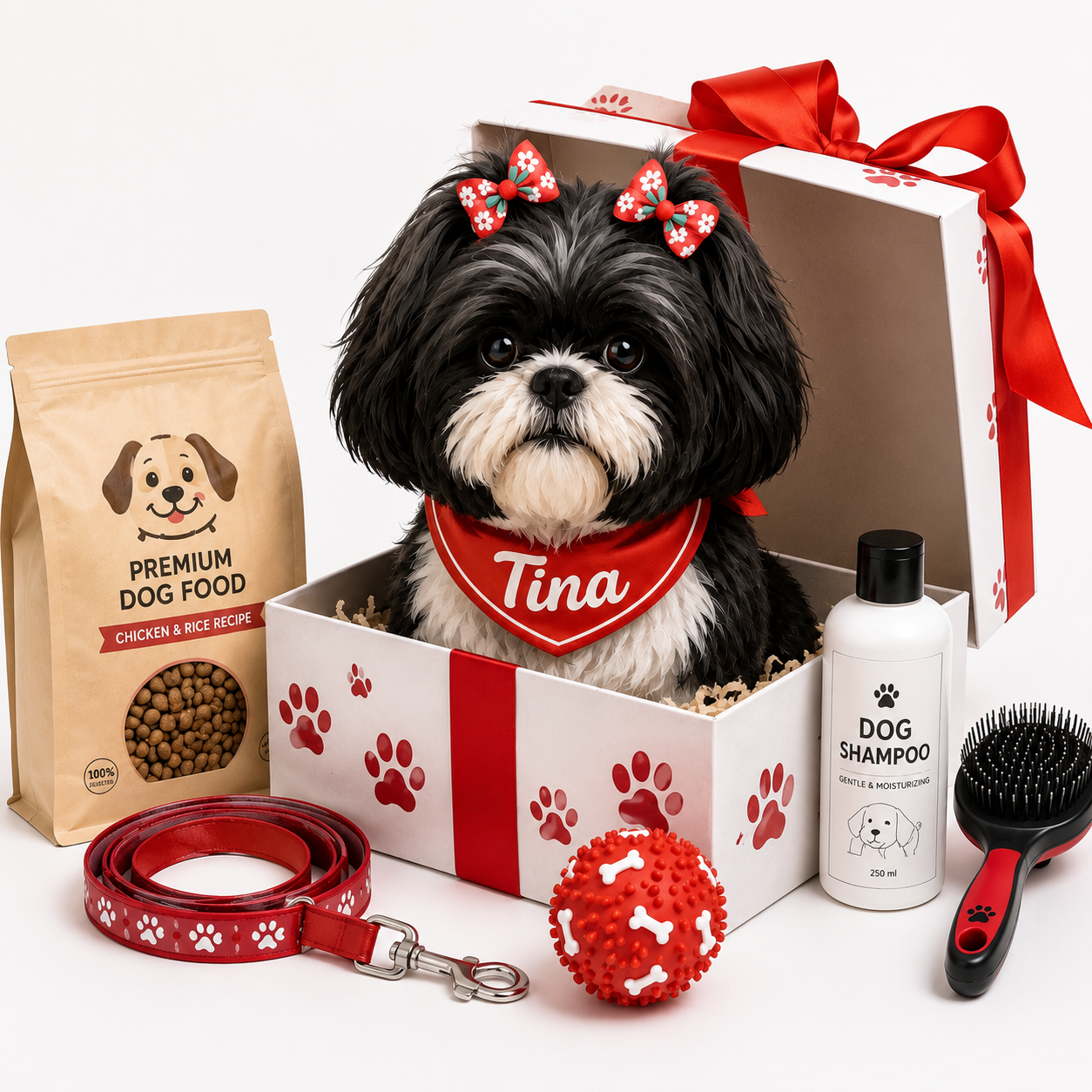 Tina, mascote Shih Tzu do Vivendo Pets SC