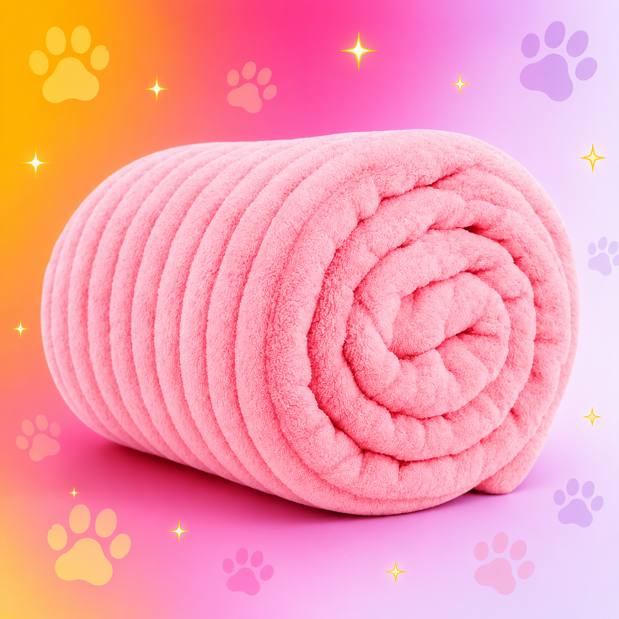 Manta coberta pet macia soft rosa 90x110cm para cachorro e gato no inverno