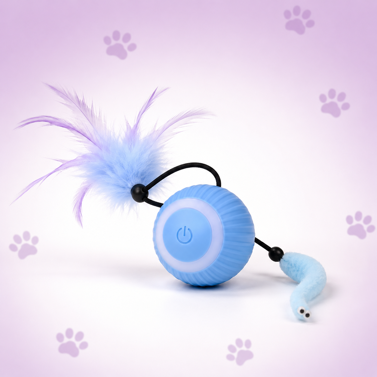 Bola Elétrica Rolante Brinquedo Inteligente para Gatos