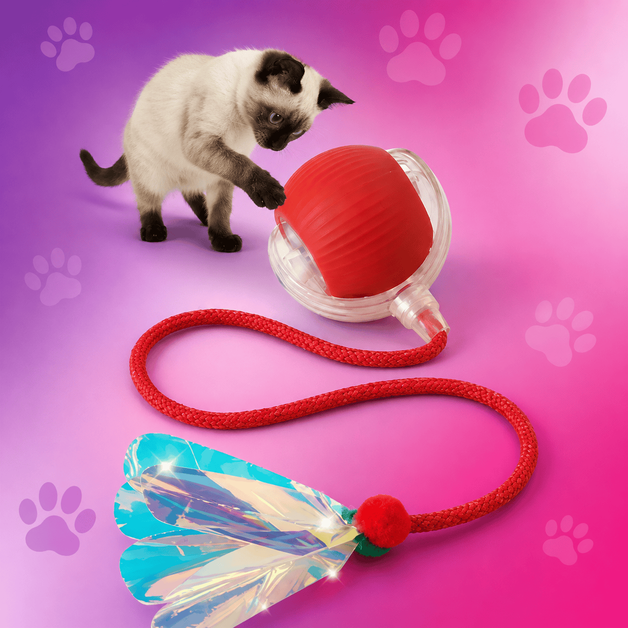 Bola Inteligente Brinquedo Interativo Automático Pet Gato